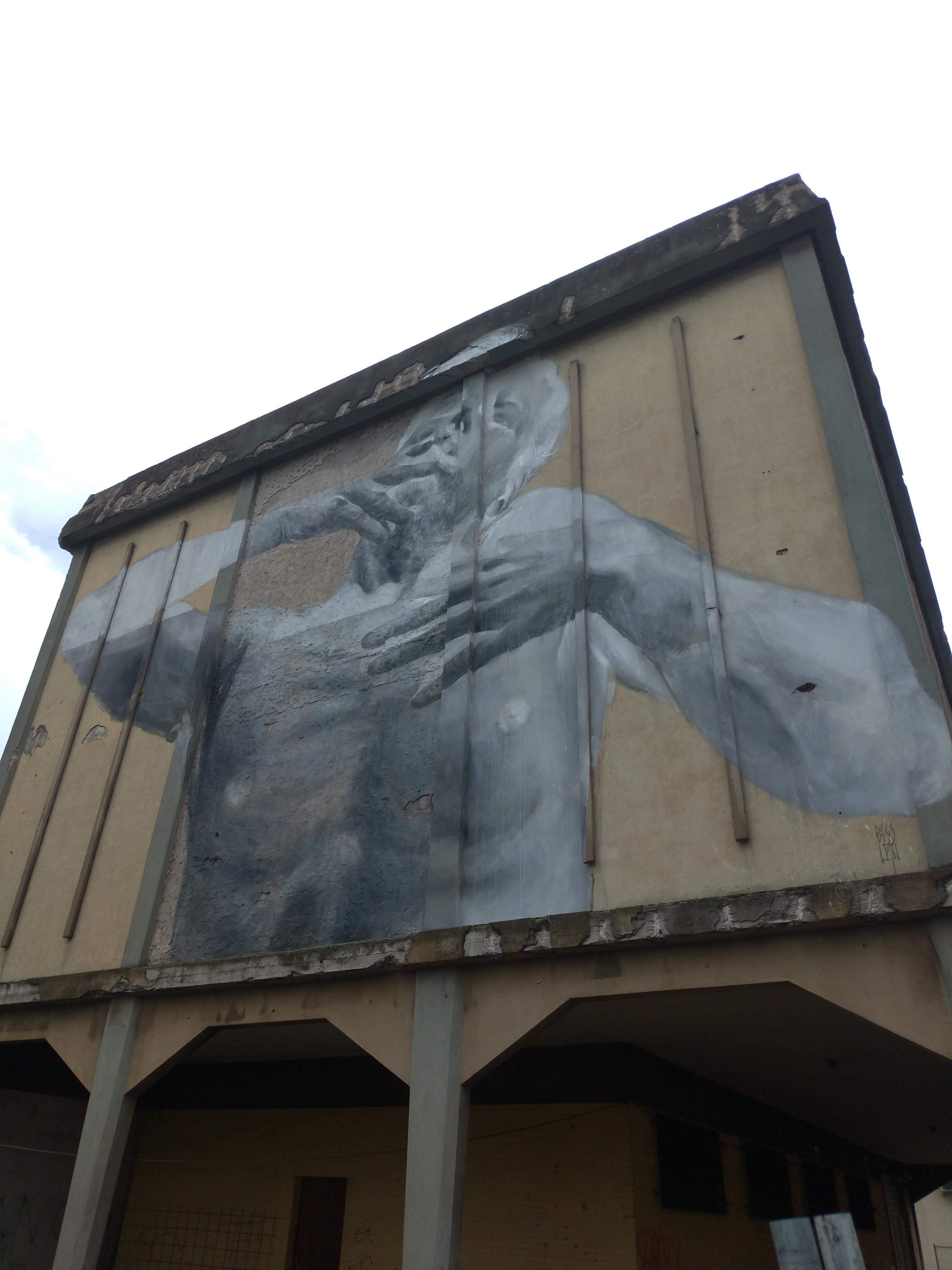 Attimo, il nuovo murales di Francisco Bosoletti a Pompei
