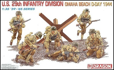 U.S. 29th INFANTRY DIVISION OMAHA BEACH D-DAY 1944