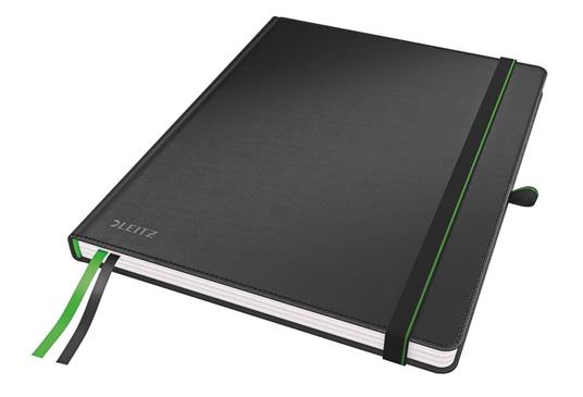 LEITZ NOTEBOOK HARD COVER TACCUINO A RIGHE 100GR FORMATO IPAD NERO