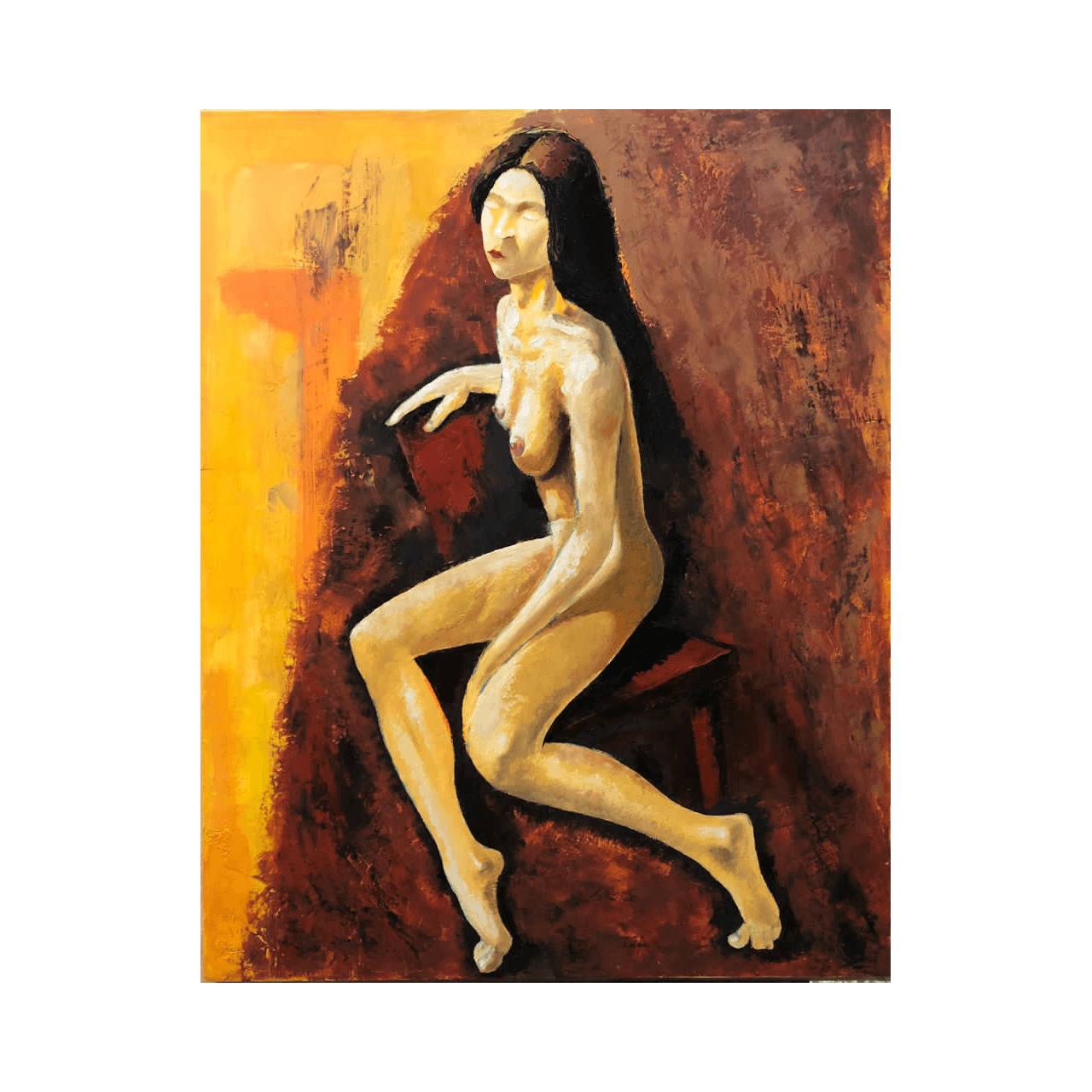 MARIO PAVESI Olio su tavola 80x100 cm