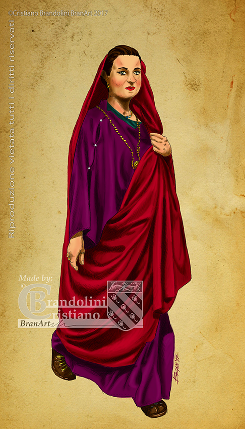 Donna romana imperiale.