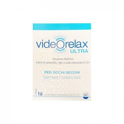 Videorelax Soluzione Oftalmica 10 Flaconcini Monodose 0,5 ml