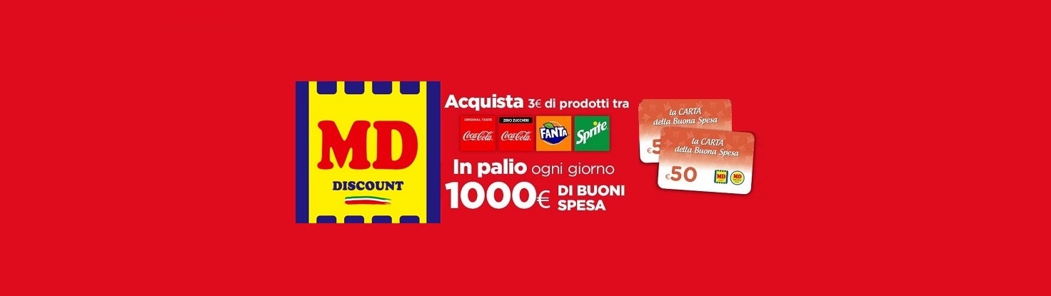 Vinci Gift Card Md da 50€ “VINCI CON COCA-COLA E MD”