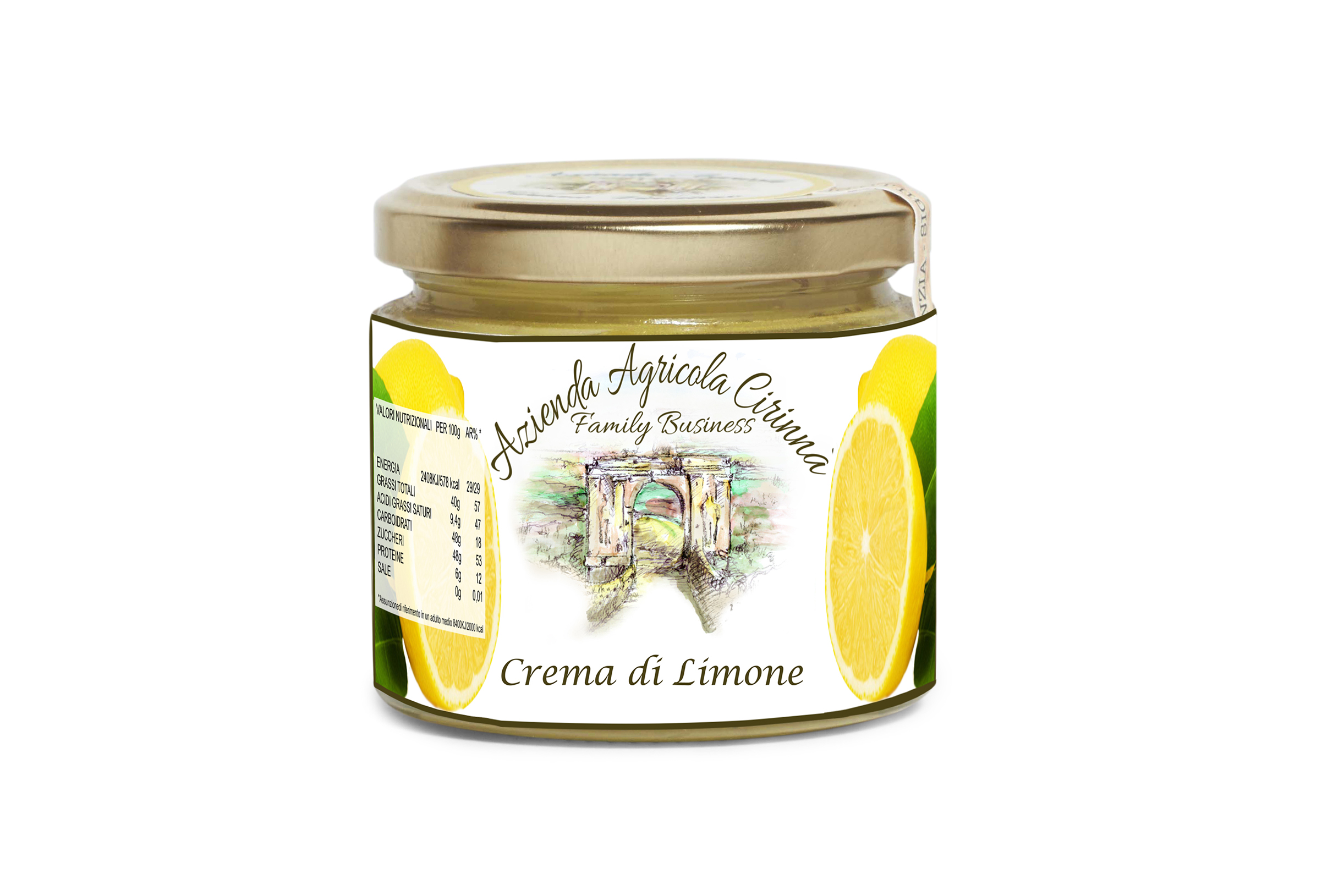 Crema di limone di Siracusa vasetto da 190 gr