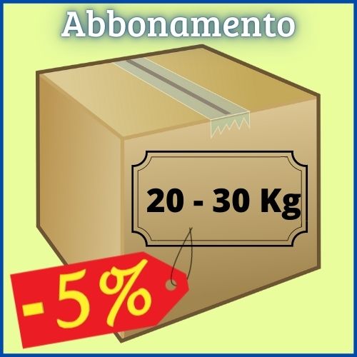 Abbonamento spedizioni italia 20 - 30 Kg (5-20 sped.)