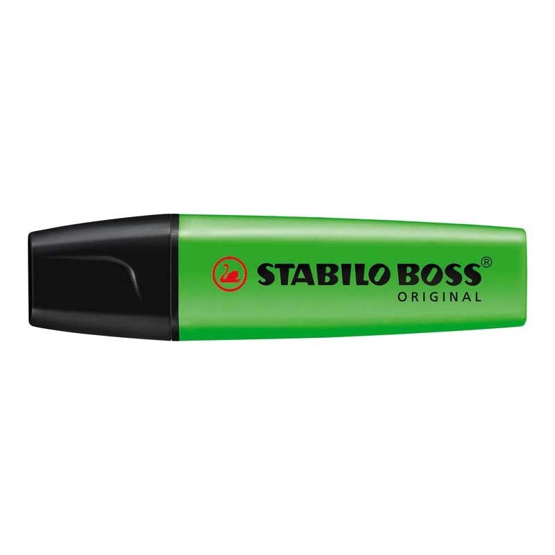 STABILO BOSS EVIDENZIATORE A SCALPELLO VERDE