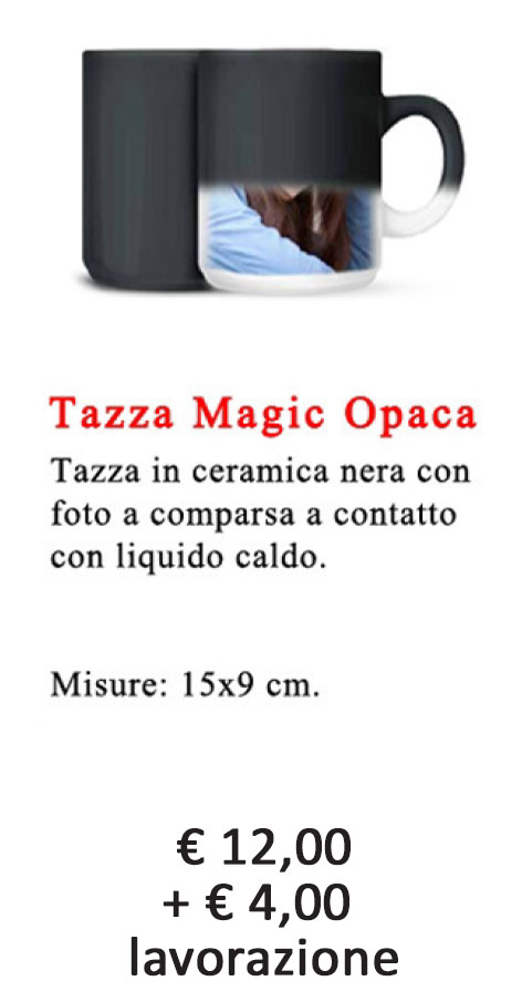 tazza magic opaca