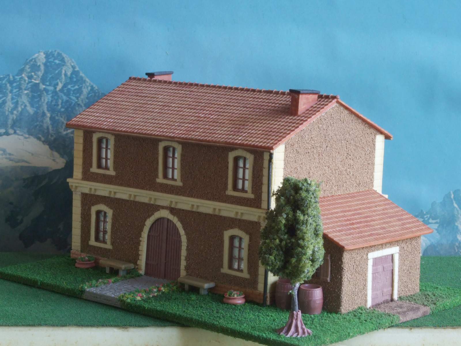 Casa di campagna - Edificio stile Italiano per modellismo scala HO - 1:87 Krea