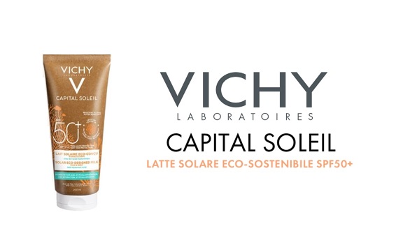 Tester Vichy CAPITAL SOLEIL LATTE SOLARE ECO-SOSTENIBILE SPF50+