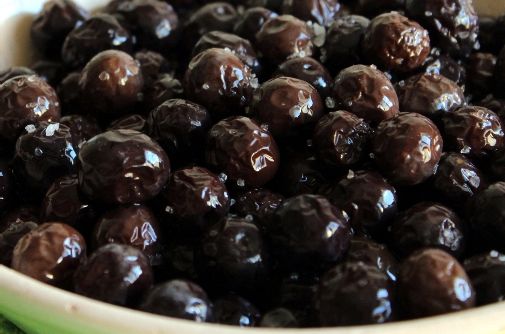 Olive nere infornate calabresi 500 grammi sottovuoto