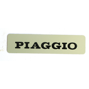 Adesivo targhetta metallica per mascherina nasello PIAGGIO per VESPA PK 50 125 cc