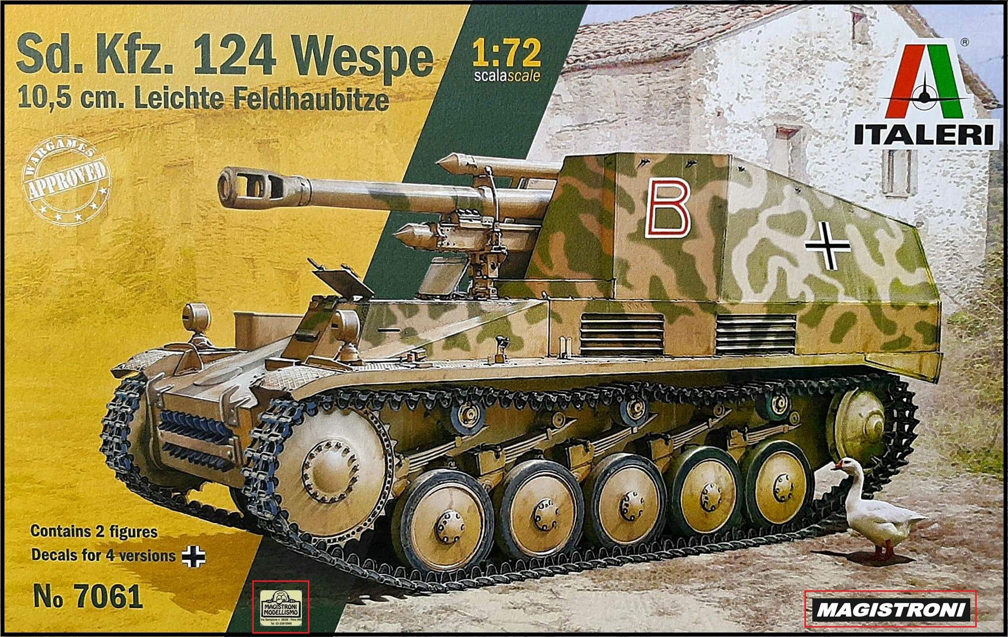 Sd.Kfz.124 WESPE 19,5 cm Leichte Feldhaubitze