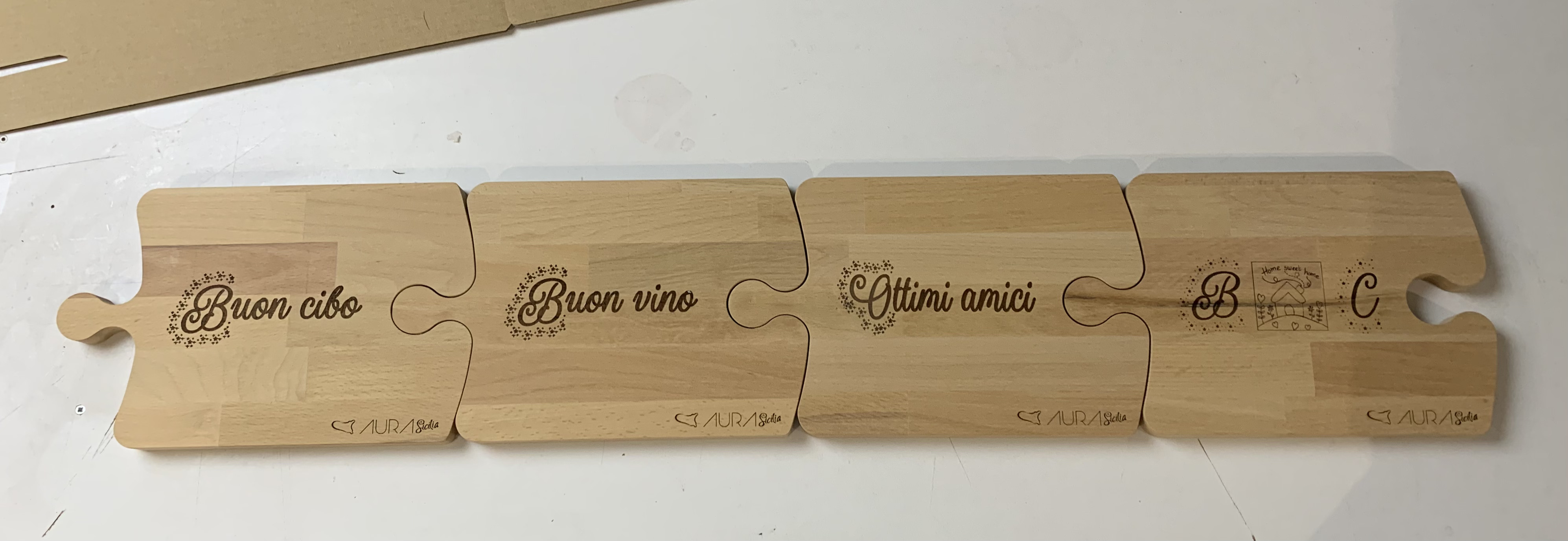 B Paper - Tagliere in legno personalizzato - Aperitivo