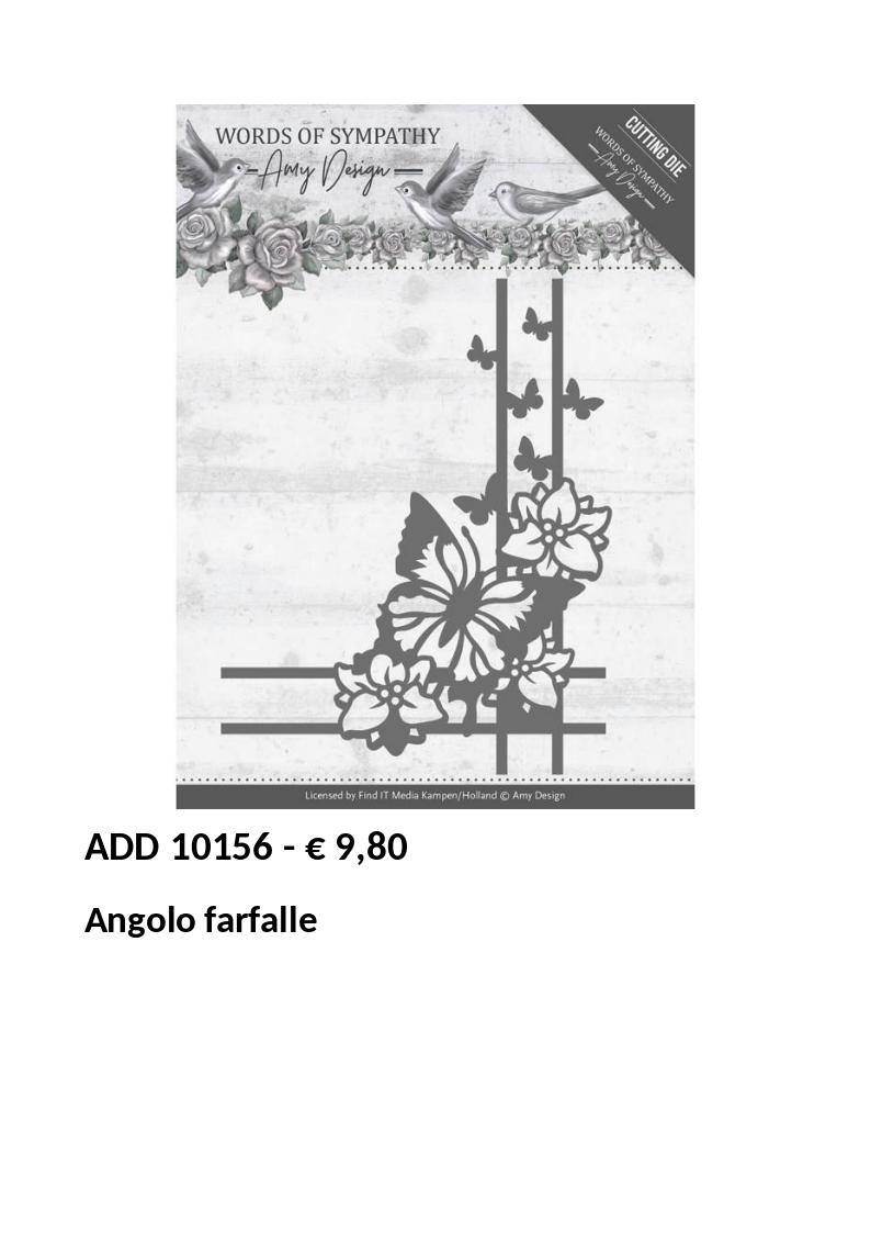 Fustelle Angolo  - ADD10156 Angolo farfalle