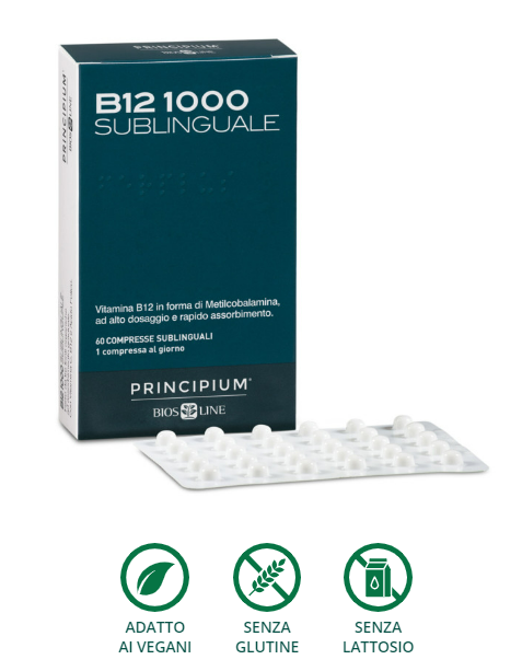 BIOSLINE - PRINCIPIUM B12 1000 SUBLINGUALE