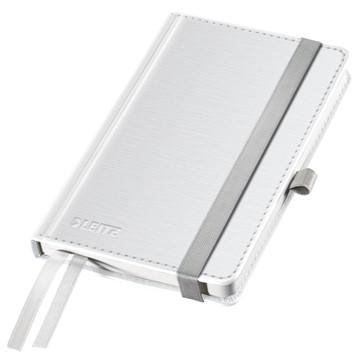 LEITZ NOTEBOOK HARD COVER TACCUINO A RIGHE 100GR FORMATO A6 BIANCO