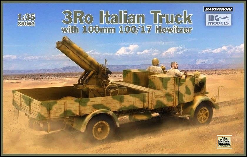 3Ro ITALIAN TRUCK with 100mm Howitzer