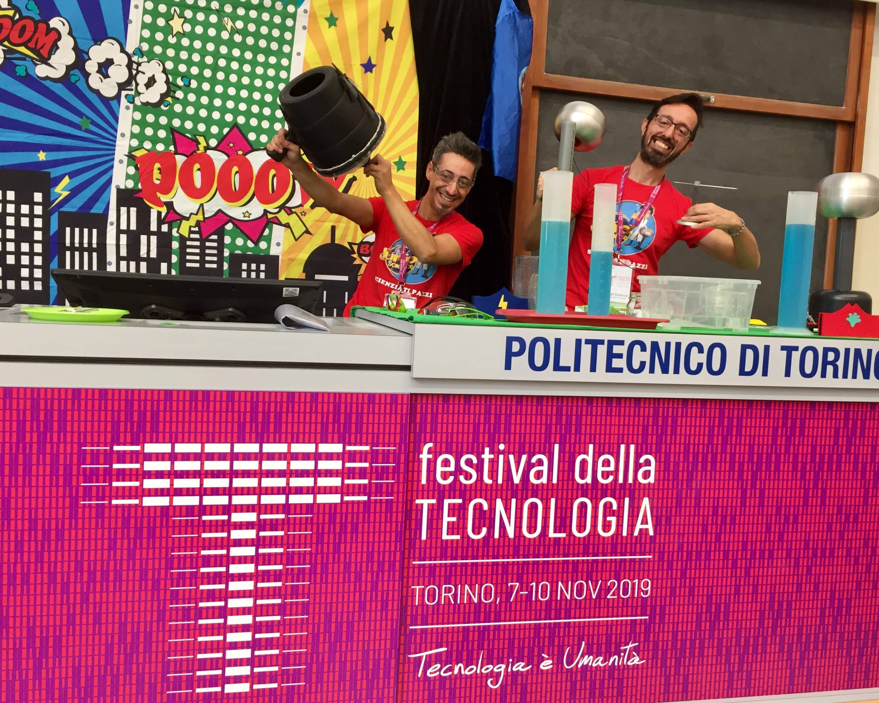 Festival della tecnologia Torino esperimenti scientifici per bambini