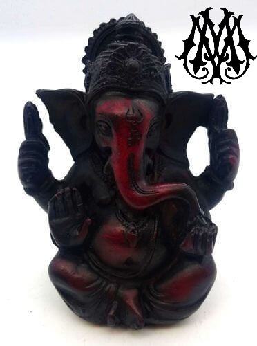 Statua in resina Ganesh 13cm