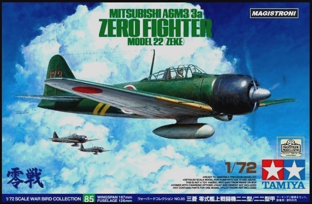 MITSUBISHI A6M3/3a ZERO FIGHTER .Mod 22(Zecke)