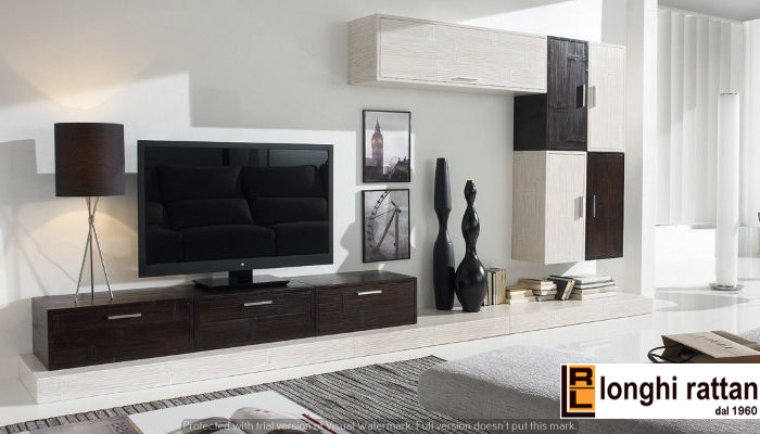 mobili soggiorno porta tv etnici