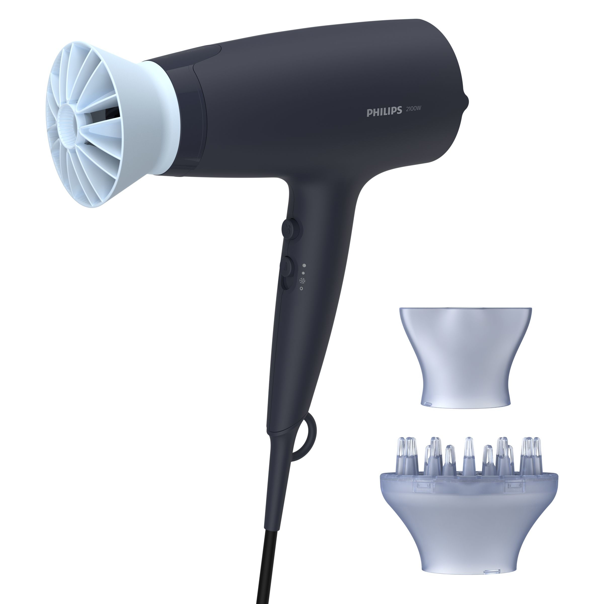 PHILIPS ASCIUGACAPELLI THERMOSHIELD SERIE 3000 2100W ACCESSORIO DIFFUS.