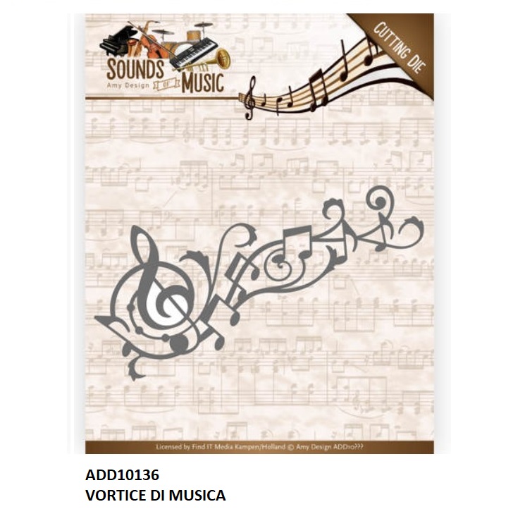 Fustelle musica - ADD10136 Vortice di musica