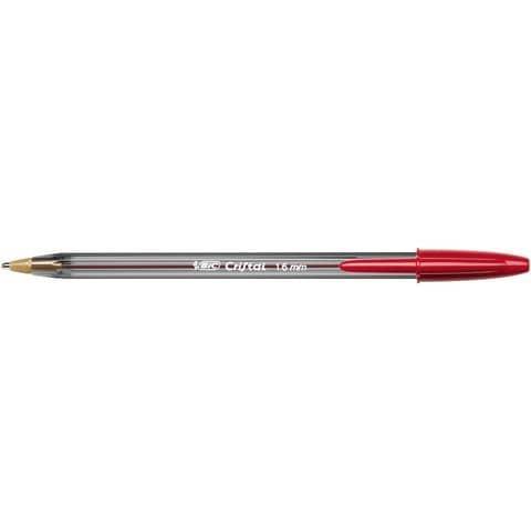 BIC CRISTAL LARGE PENNA TRATTO 1.6MM ROSSA