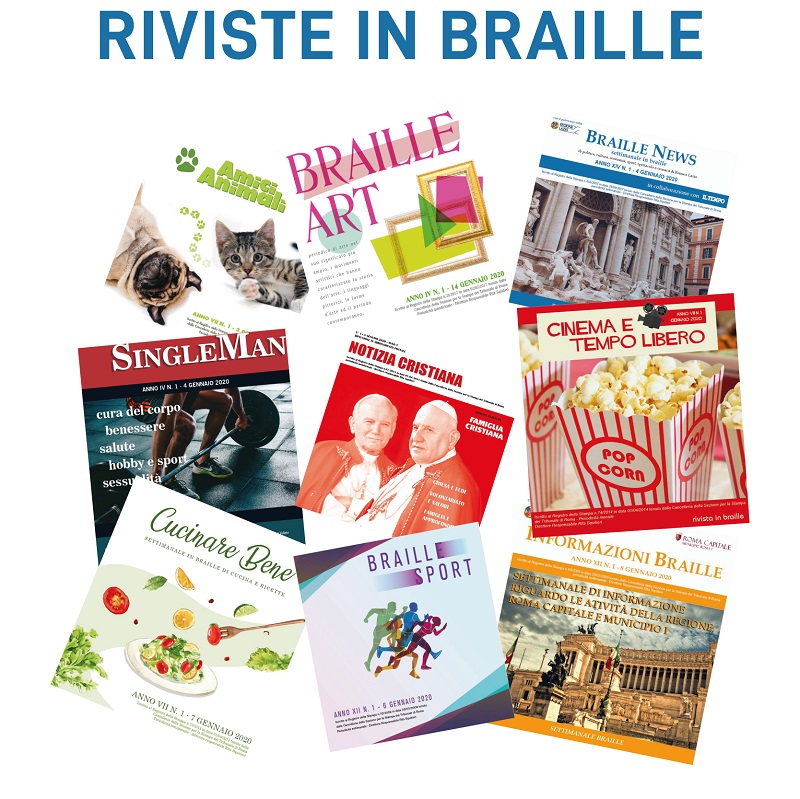 riviste in Braille