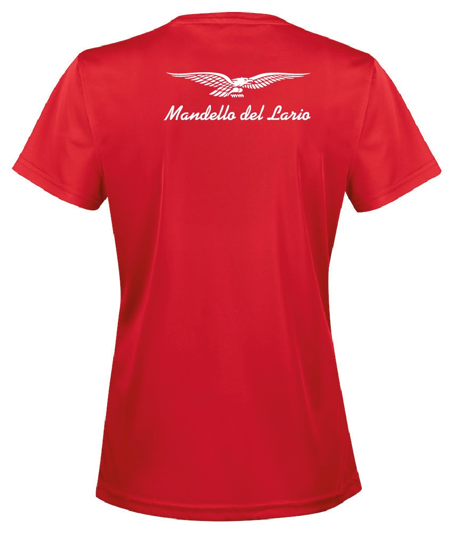 T-shirt donna 101° rossa