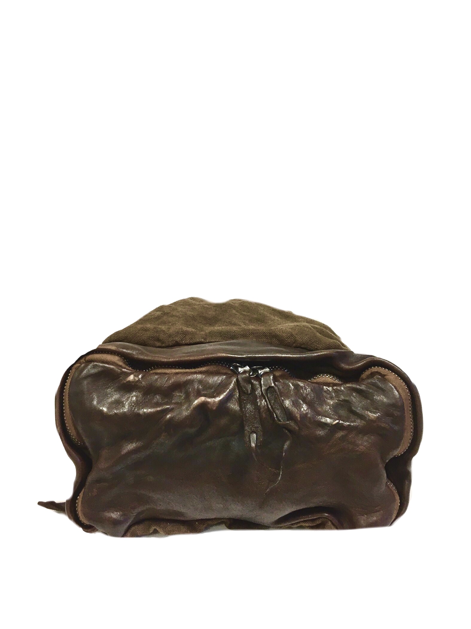 Distressed Backpack Brown