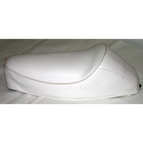 Sella con gobba bianca bordo bianco per VESPA 50 cc. N L R SPECIAL
