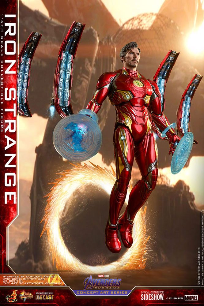 HOT TOYS Avengers: Endgame Concept Art Series PVC Action Figure 1/6 Iron Strange