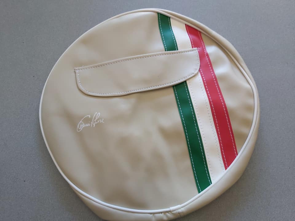 Copri Ruota di SCORTA con bandiera italiana da 10 polici per TUTTE VESPA