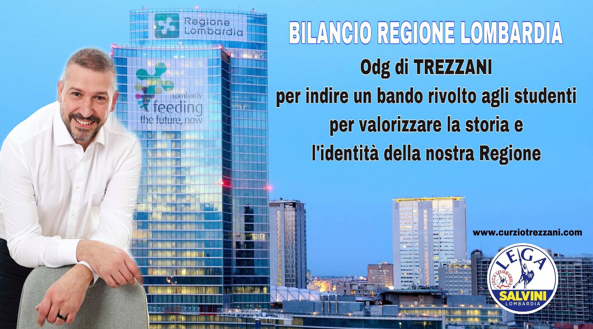 ASSESTAMENTO BILANCIO REGIONE LOMBARDIA, APPROVATO ODG DI TREZZANI PER ISTITUIRE UN CONCORSO STUDENTESCO PER RISCOPRIRE LA STORIA DELLA LOMBARDIA