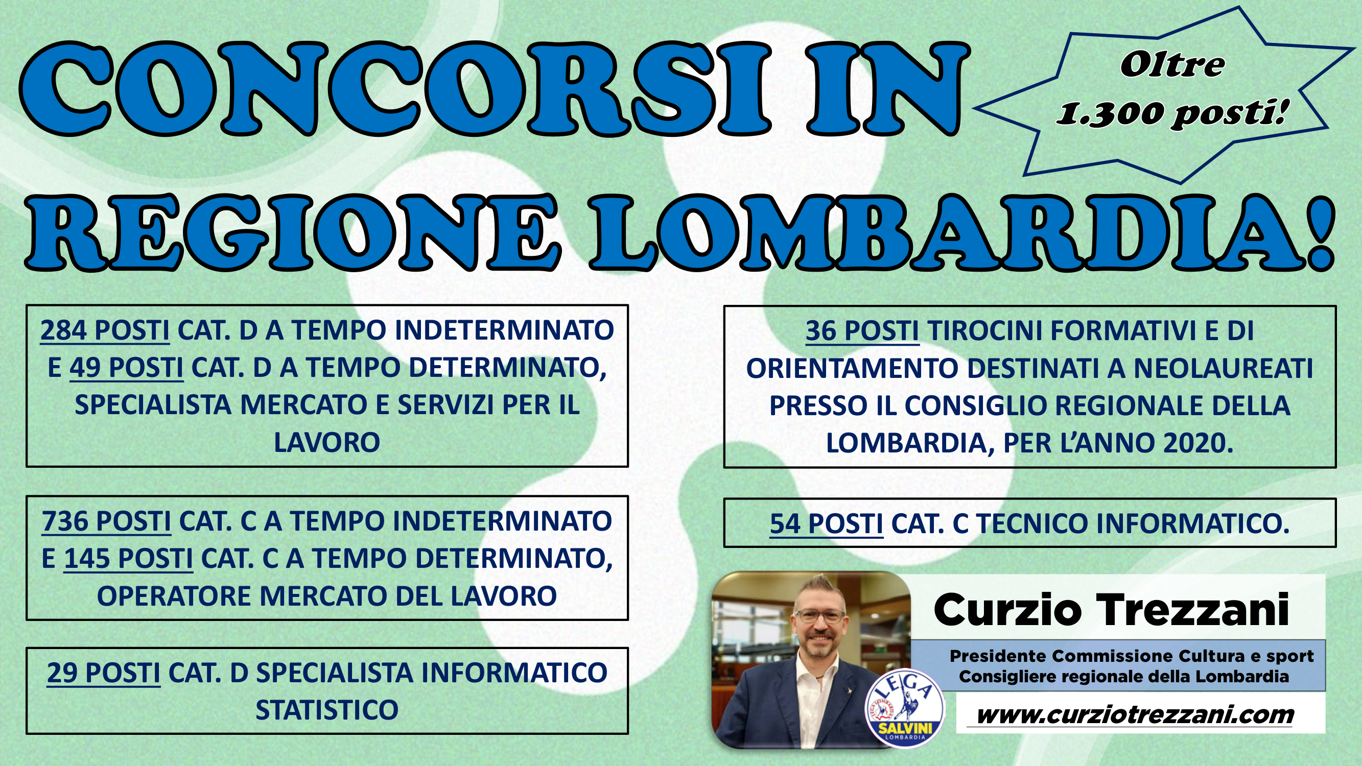 CONCORSI IN REGIONE LOMBARDIA