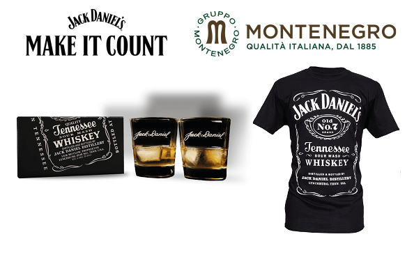 Premio Certo Bicchieri da whiskey e T-shirt brandizzati JD “PROMO JACK”