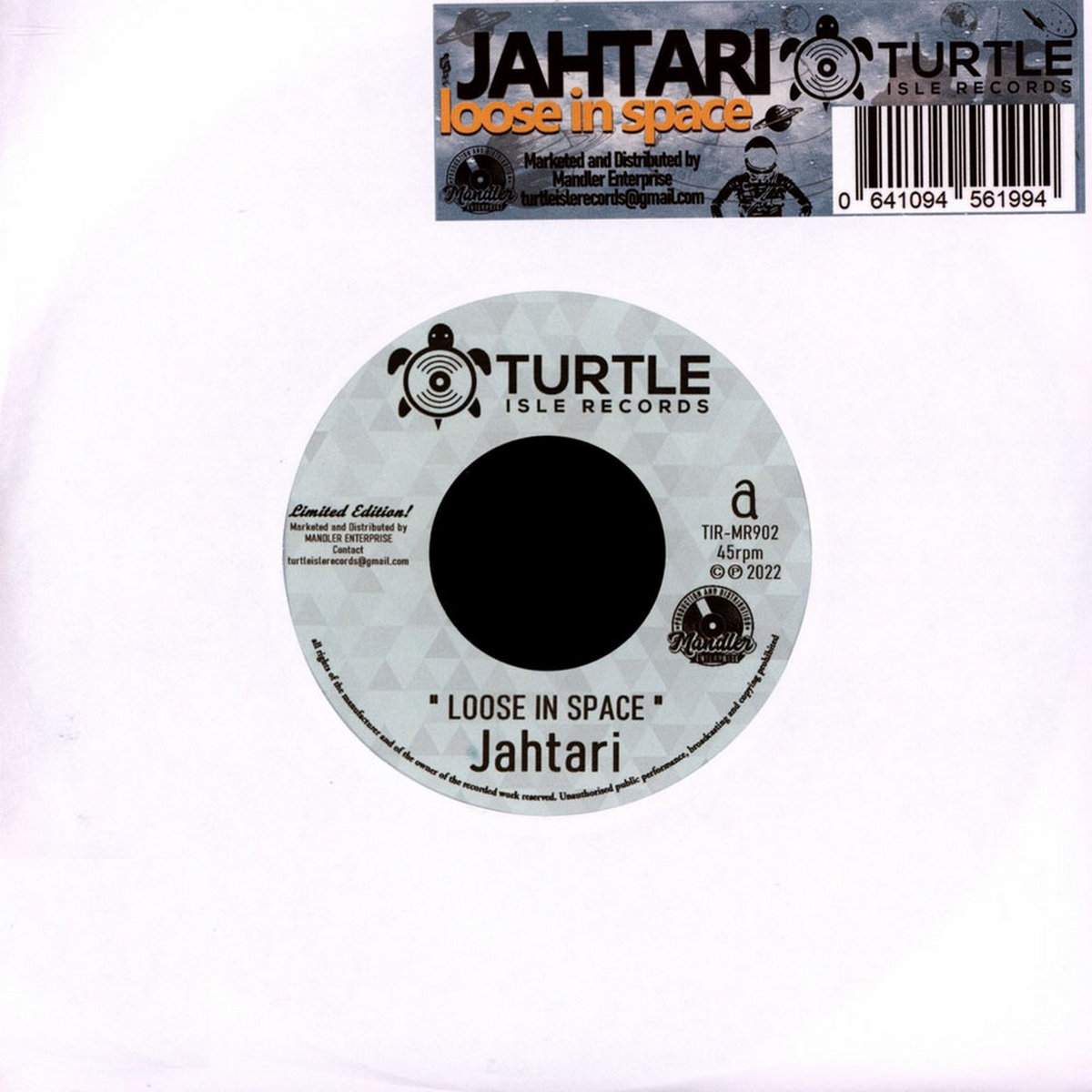 Jahtari LOOSE IN SPACE Turtle Isle Records 7 inch