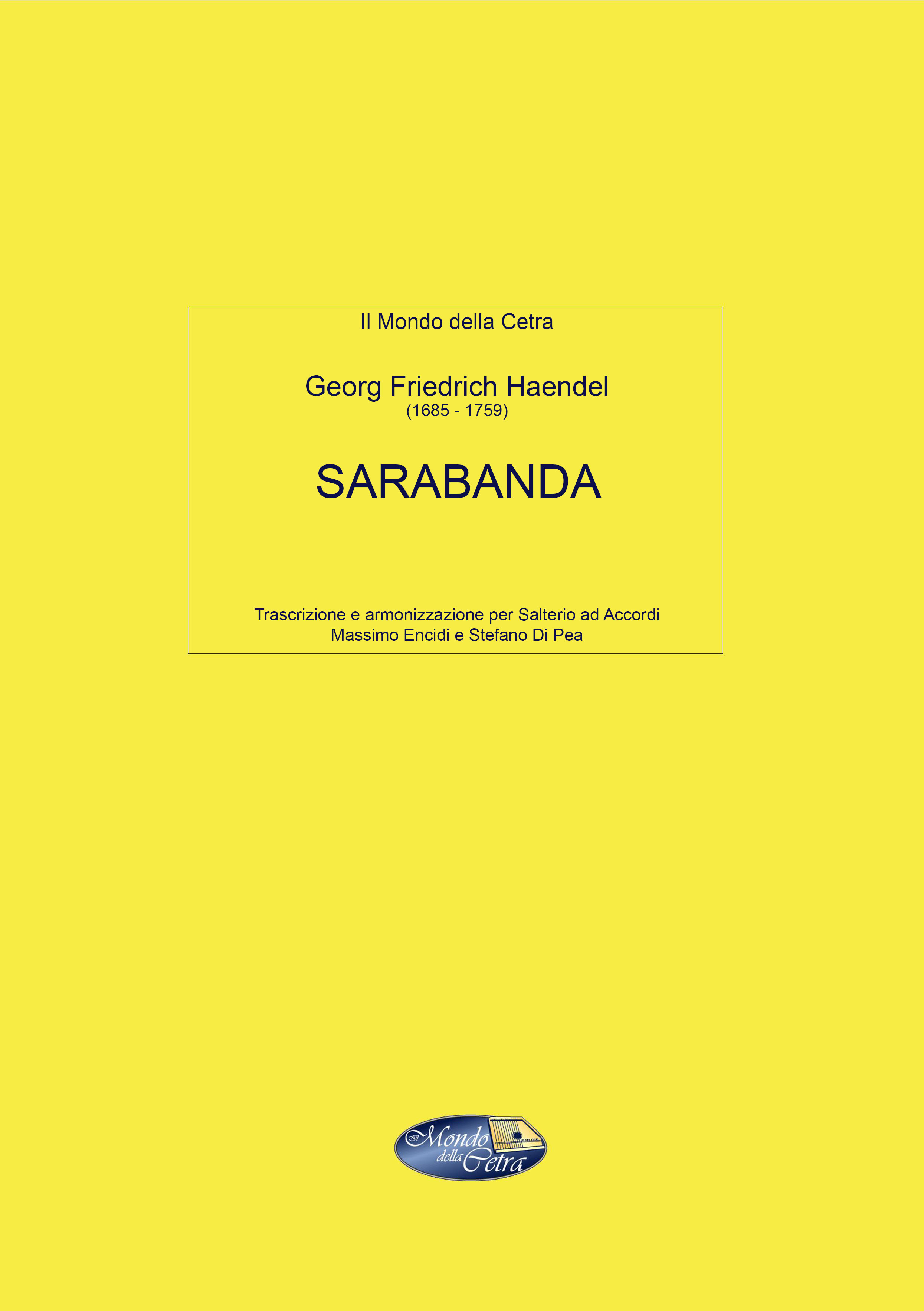Spartito G.F. HAENDEL - Sarabanda