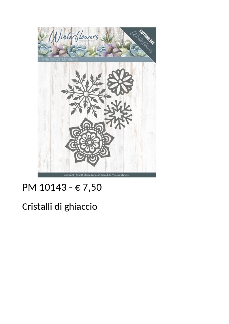 Fustelle Natale - PM10143 Cristalli di ghiaccio