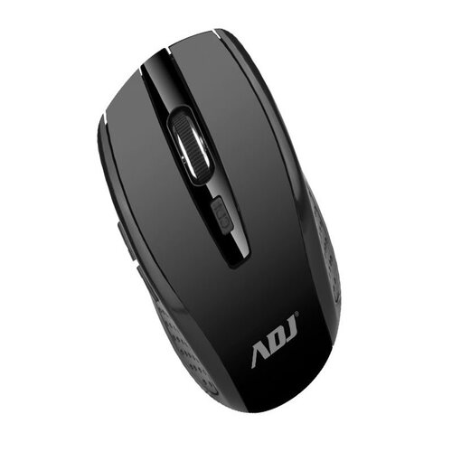 MOUSE WIRELESS OTTICO EVO PURE BK 1600 DPI 6 TASTI CON RICEVITORE ADJ