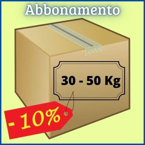 Abbonamento spedizioni italia 30 - 50 Kg (50-100 spedizioni)