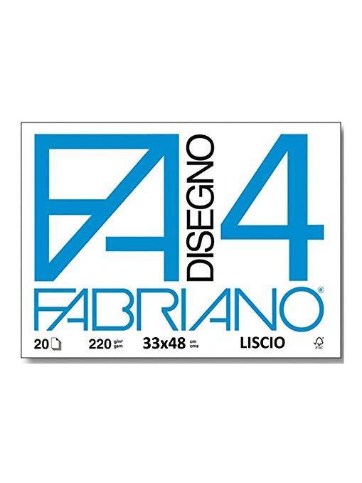 FABRIANO F4 CON ANGOLI 33*48 LISCIO