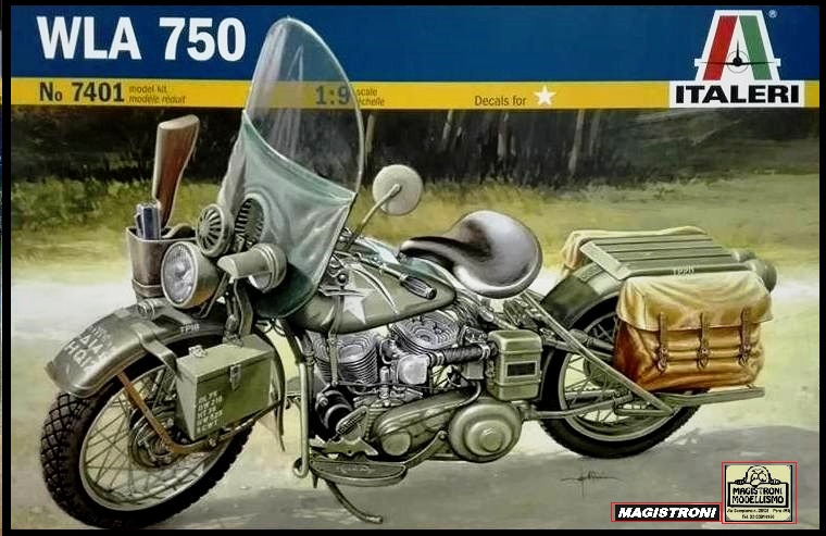 WLA 750  WWII. U.S. MOTORCYCLE