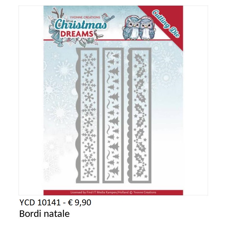 Fustelle Natale - YCD10141 Bordi Natale