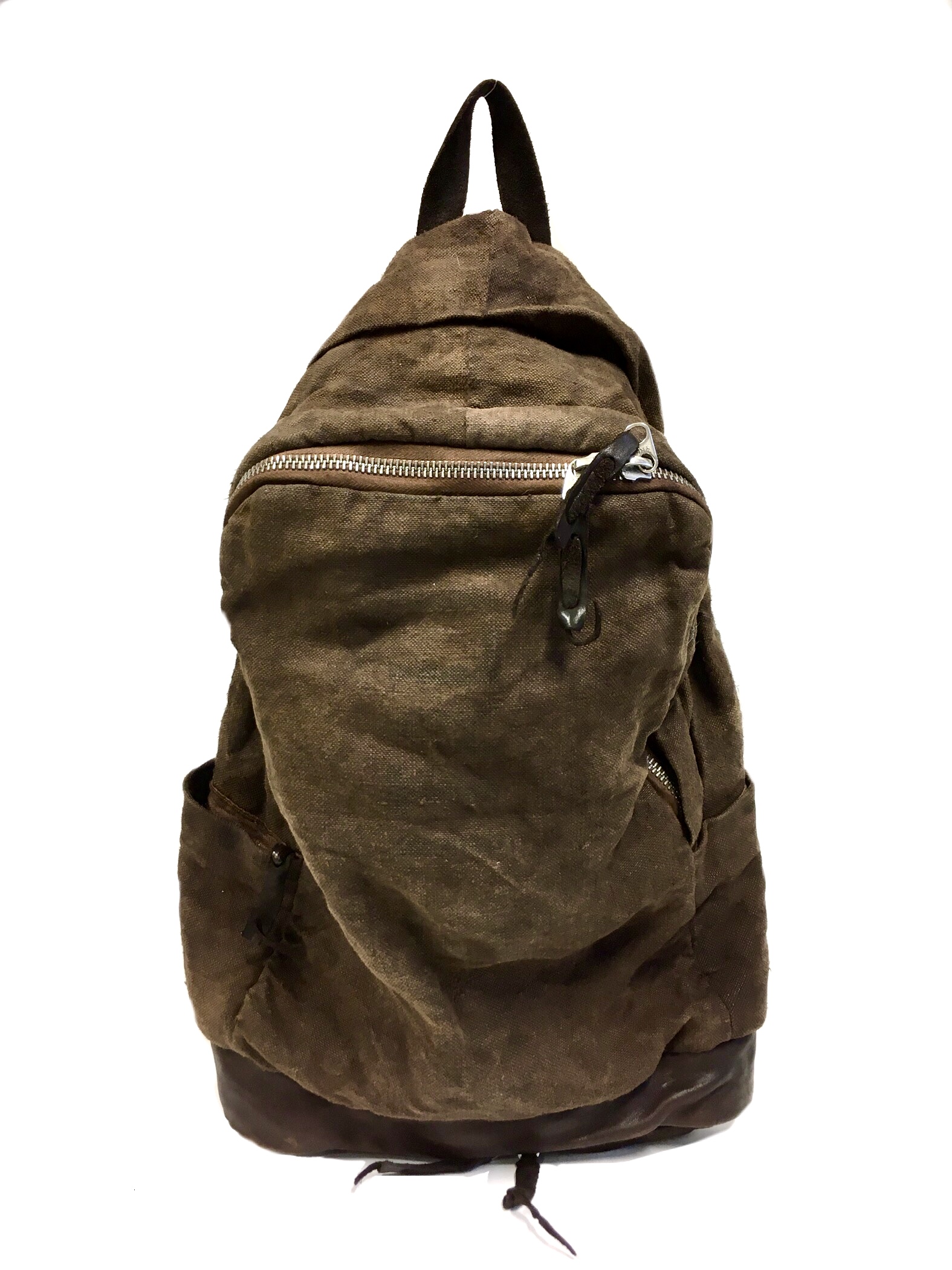 Distressed Backpack Brown