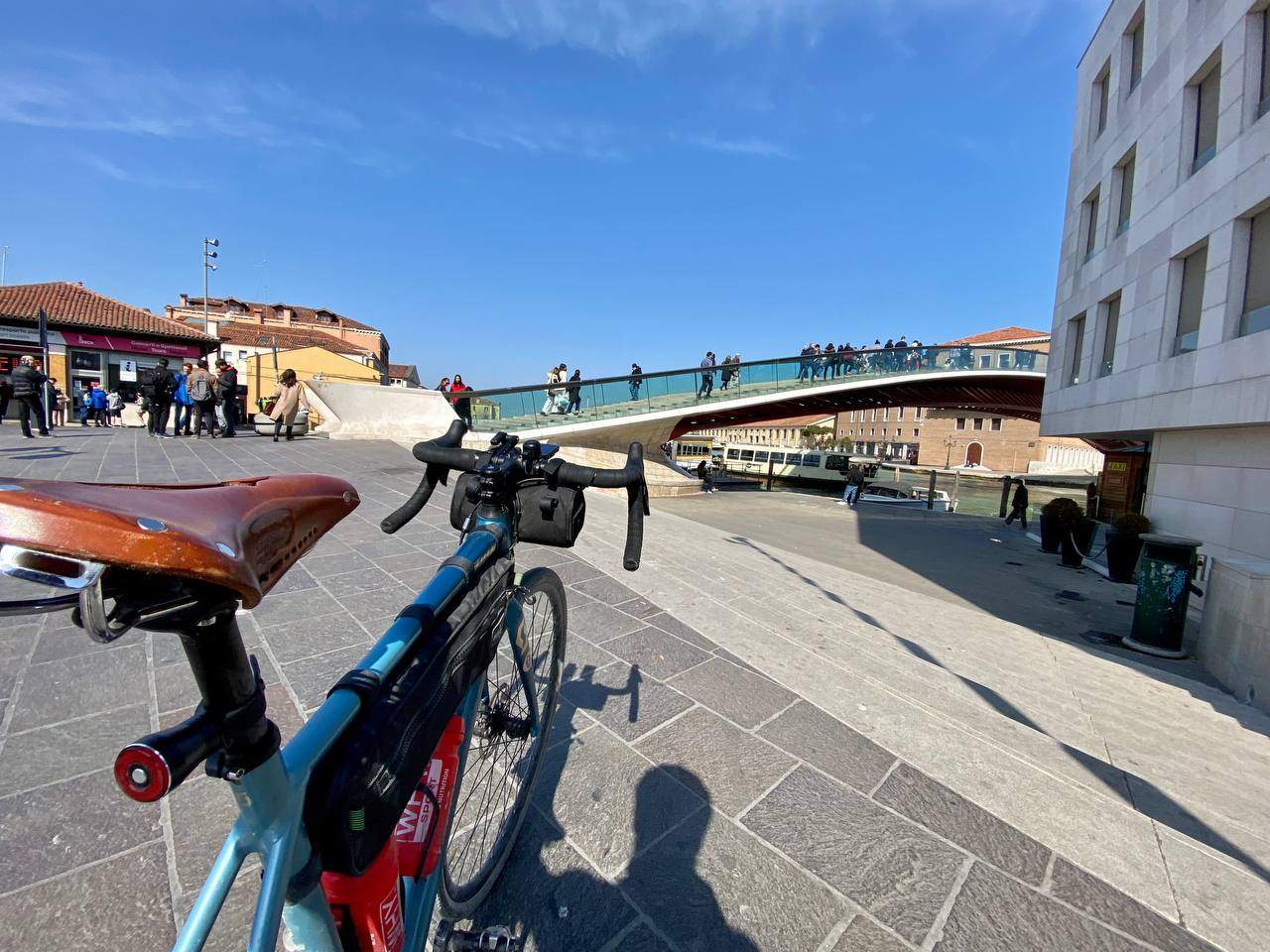 Sono andato a Venezia in bici partendo da casa