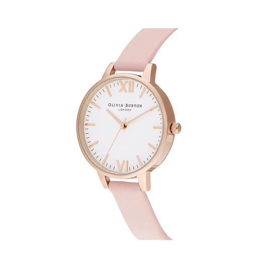 OLIVIA BURTON Timeless Dusty Pink & Pale Gold Watch Ref: OB16TL14
