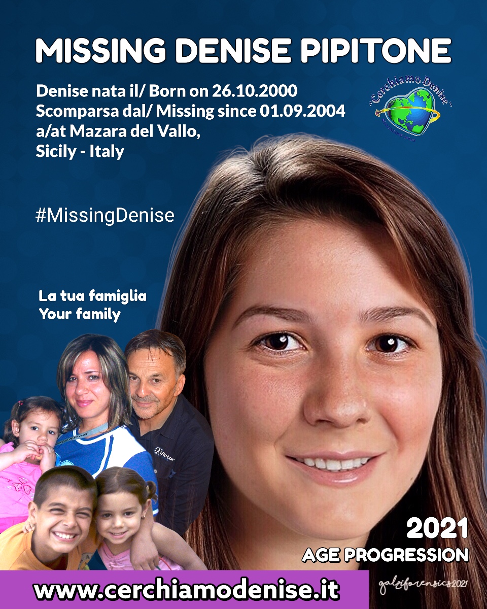 Missing Denise Nata il 26 ottobre 2000 - Scomparsa il 1 Settembre 2004 Sicilia, (TP) Italia