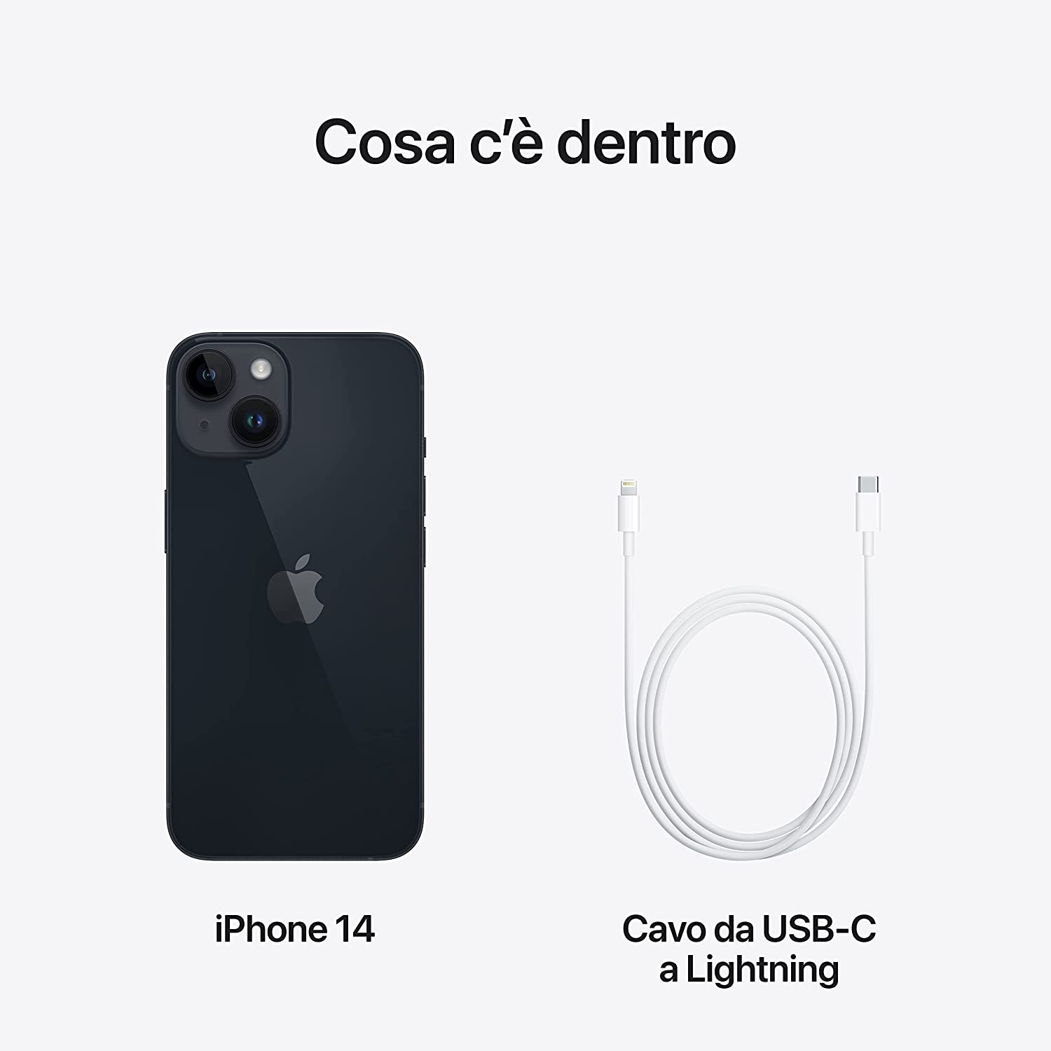 Apple iPhone 14 (256  GB) - Mezzanotte